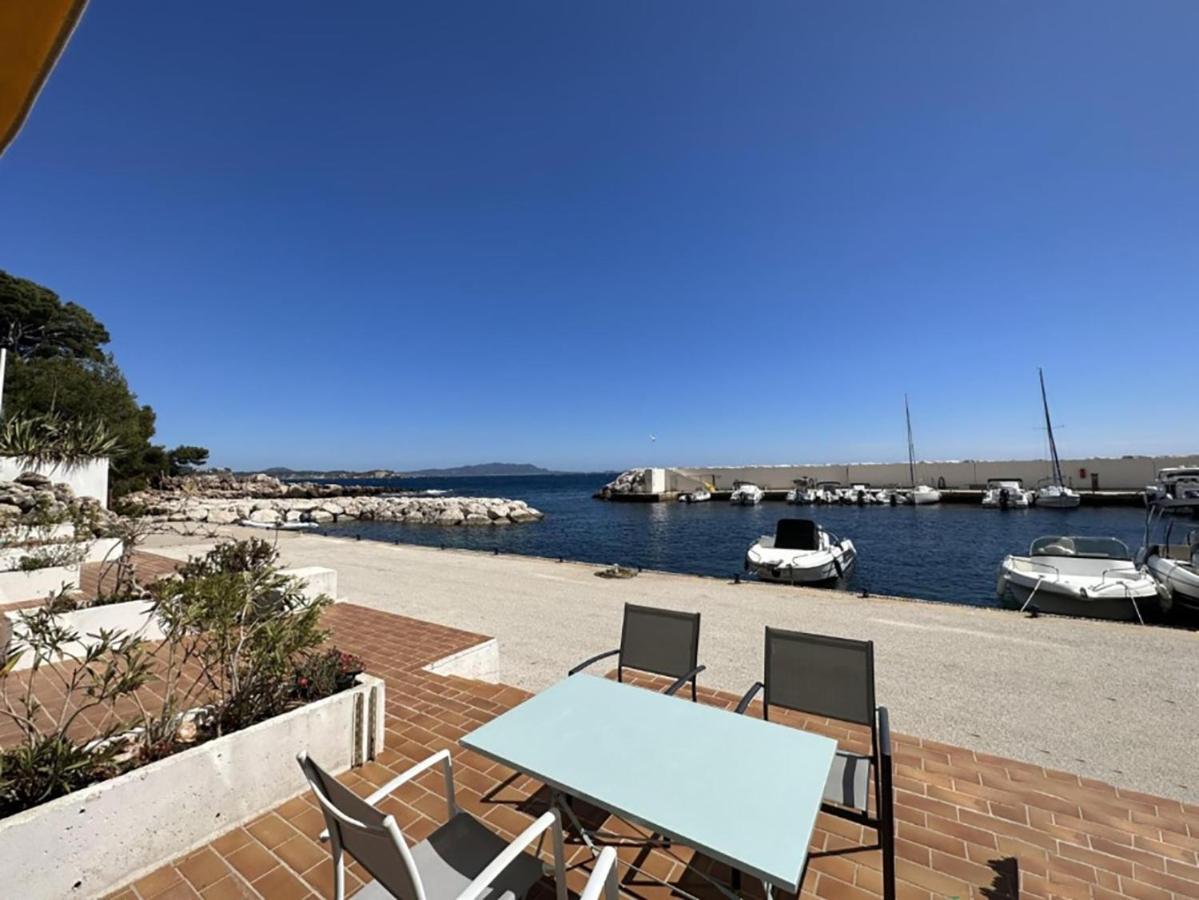 Horizon Bleu Bandol : Appartement Pieds Dans L'Eau Bagian luar foto