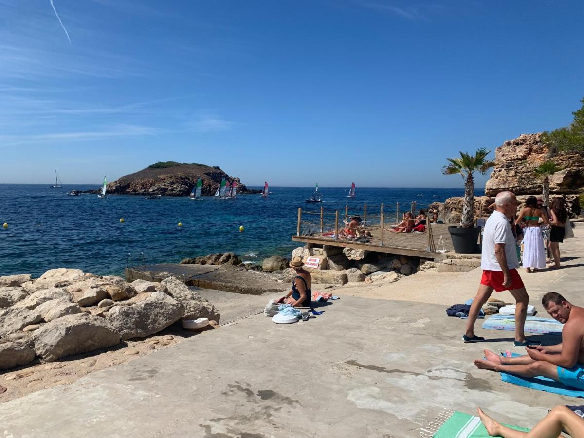 Horizon Bleu Bandol : Appartement Pieds Dans L'Eau Bagian luar foto